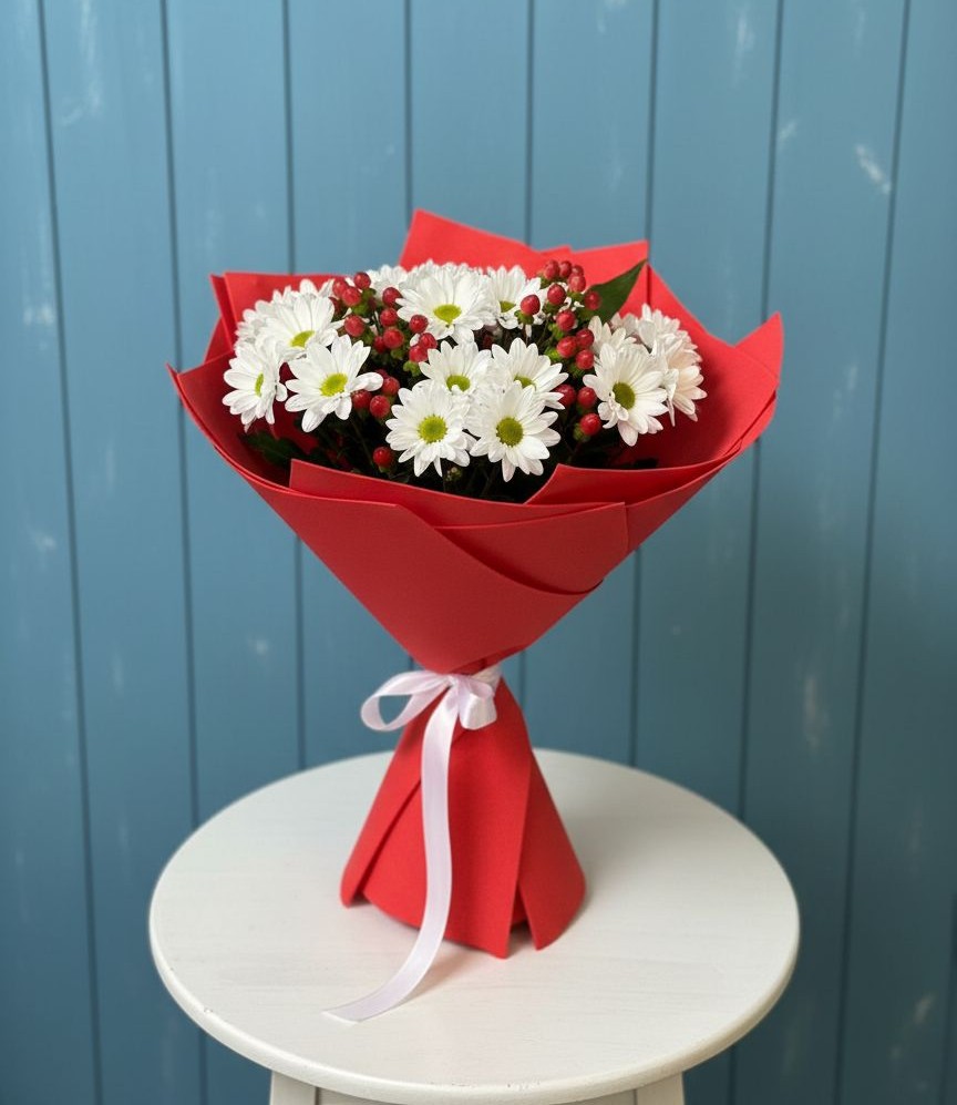 Букет цветов из: Хризантемы в Добринке