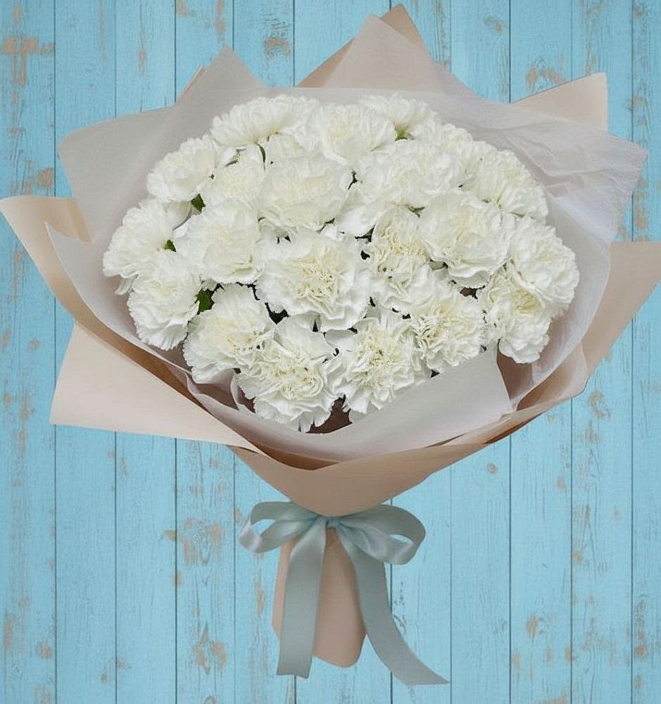 Букет цветов из: Гвоздики в Добринке