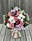 Букет цветов из: Альстромерии, Гвоздики, Розы и Хризантемы в Добринке