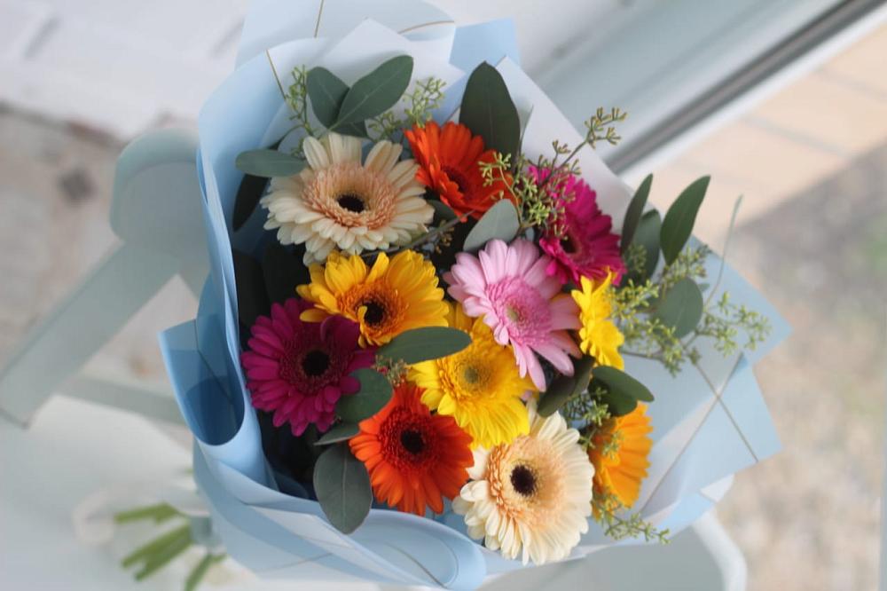 Букет цветов из: Герберы в Добринке