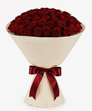 Букет 101 Бордовая роза Блэк Бакарра в Добринке