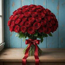 Букет Красные розы Блэк Меджик в Добринке