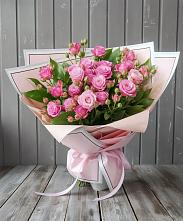 Букет Розовый кустик в Добринке