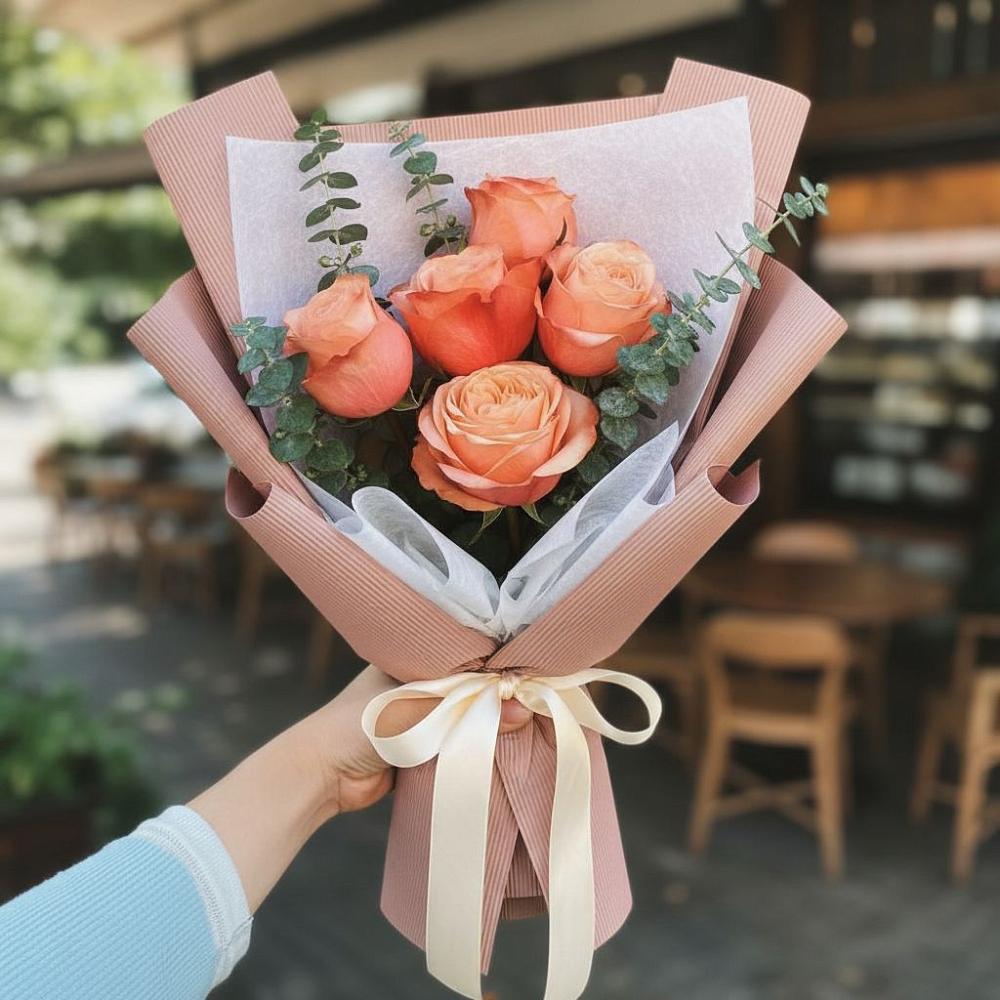 Букет цветов из: Розы в Добринке