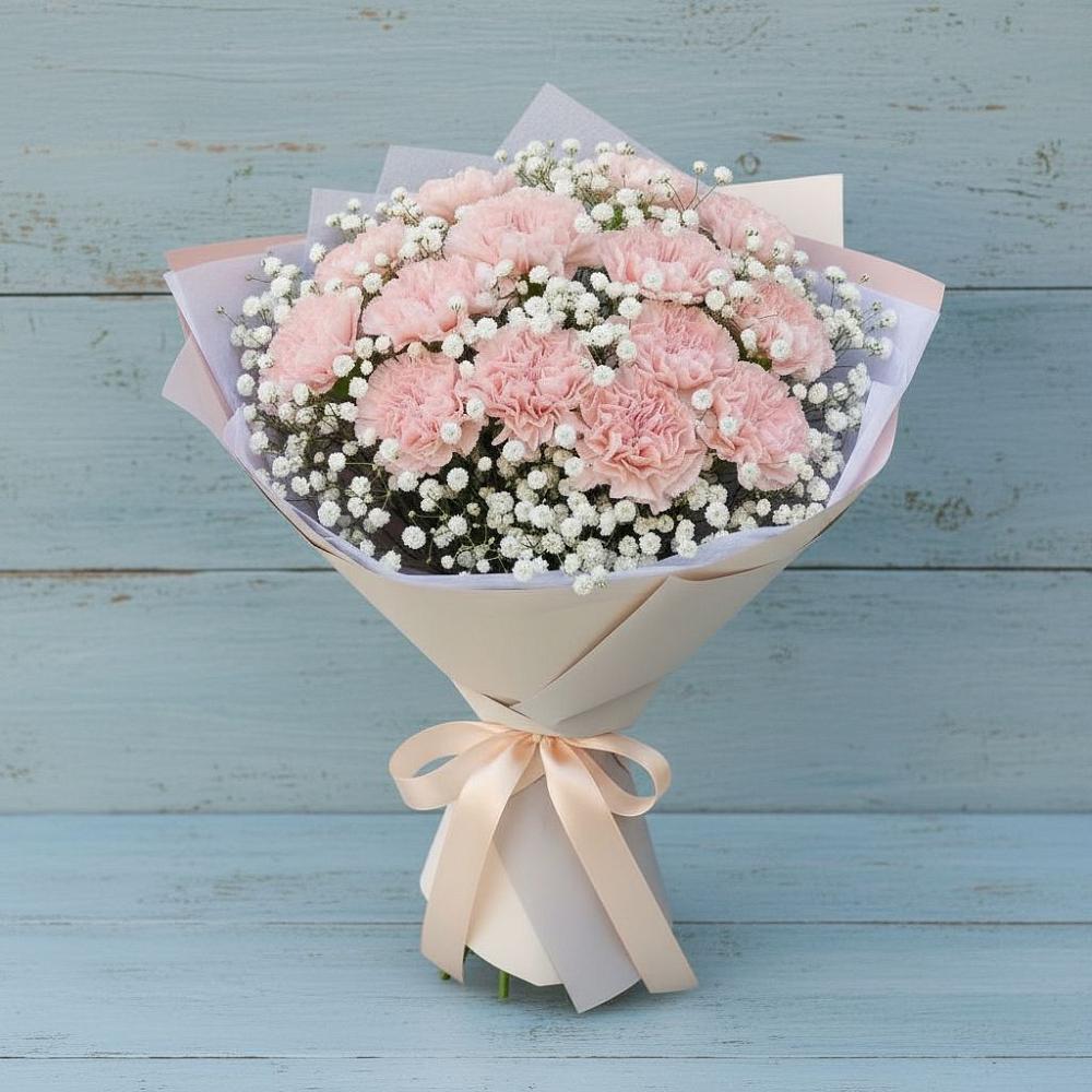 Букет цветов из: Гвоздики в Добринке