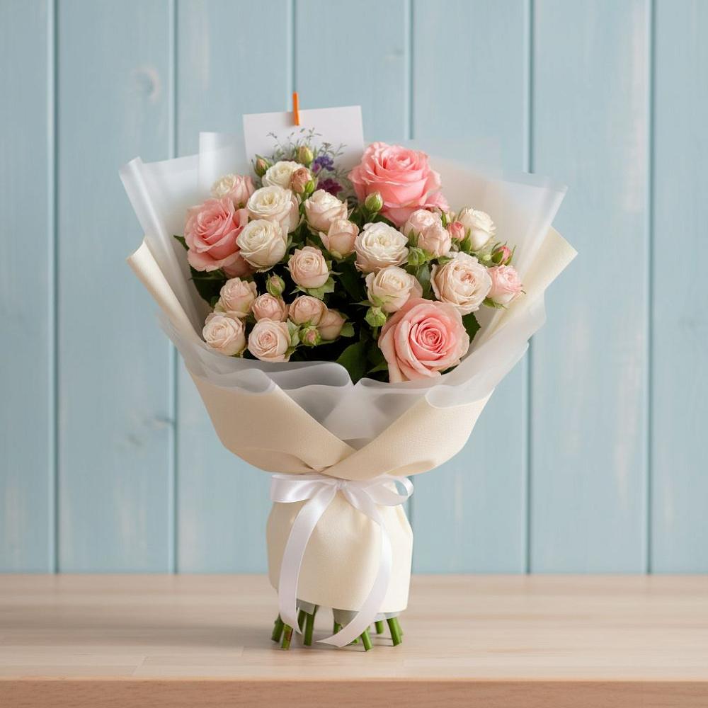 Букет цветов из: Розы в Добринке