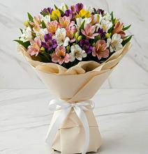 Букет цветов из:  Альстромерии #REPLACE_PRED# Добринке