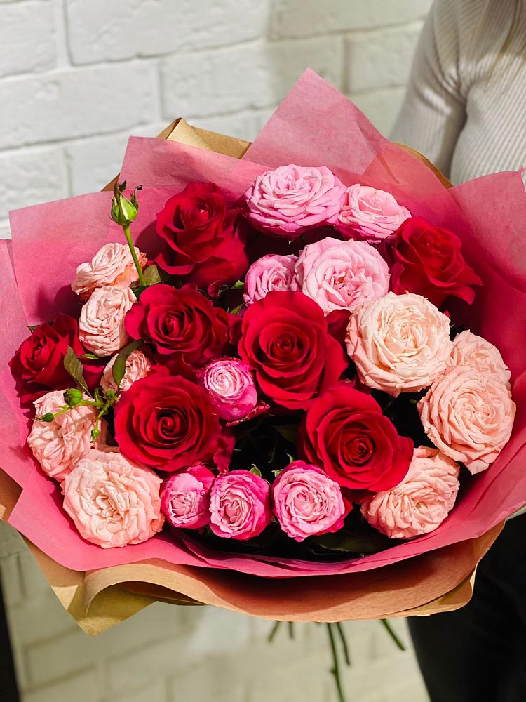 Букет цветов из: Розы в Добринке