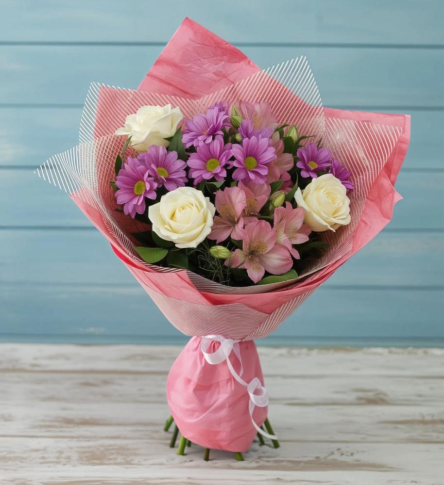 Букет цветов из: Герберы в Добринке