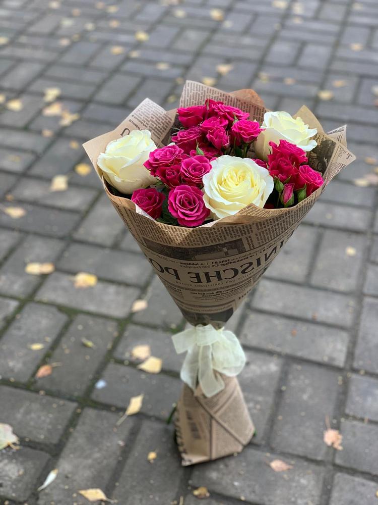 Букет цветов из: Розы в Добринке