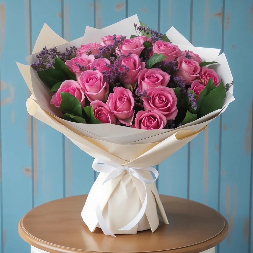 Букет цветов из: Розы в Добринке